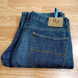 Bench‎ OJ Overhauled Jeans Mens Sz 33 Cotton Denim Blue Medium Wash Straight